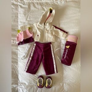 American Girl Doll Yoga Outfit early 2000s Y2K